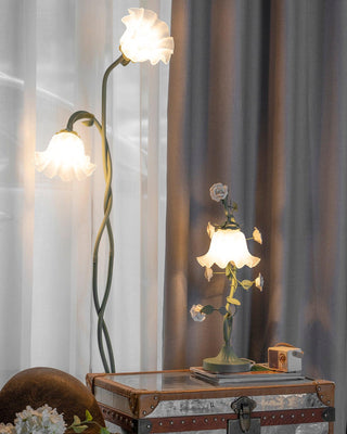 Artistic Floor Lamp, Calla Flower Design