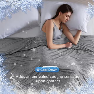 Cooling Blanket  Dual-Sided Lightweight Throw