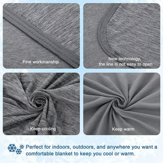 Cooling Blanket  Dual-Sided Lightweight Throw