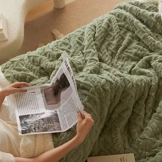 Winter Throw Blanket Thick Cosy