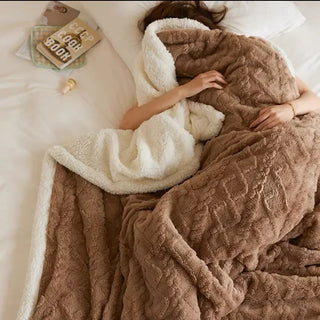 Winter Throw Blanket Thick Cosy