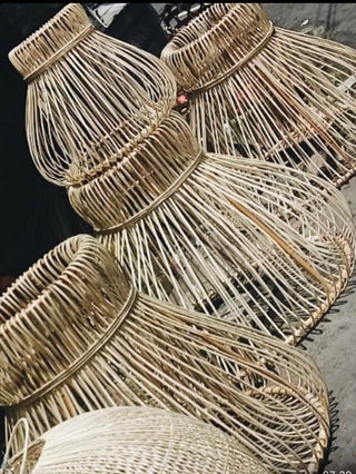 Rattan lamp shade Lombok