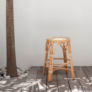 Tabouret de bar en rotin naturel Nusa