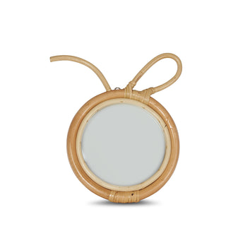 Rattan Tea Cup Mirror