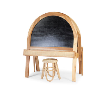 Tableau noir double pour enfants Lucy en rotin