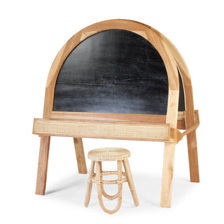 Tableau noir double pour enfants Lucy en rotin