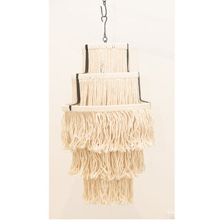 Bohemian  Macrame Lucy Chandelier Pendant Light