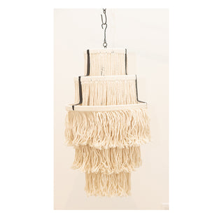 Bohemian  Macrame Lucy Chandelier Pendant Light