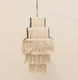 Bohemian  Macrame Lucy Chandelier Pendant Light