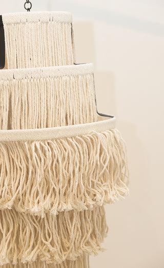 Bohemian  Macrame Lucy Chandelier Pendant Light