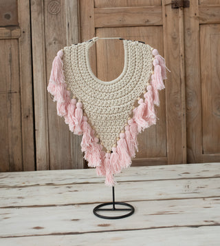 Collier en macramé