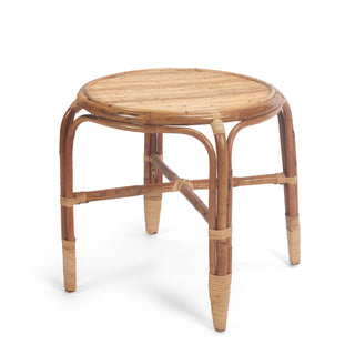 Table basse ronde en rotin Sumatra