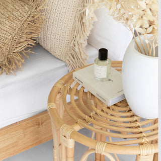 New Rattan Tall Side Table Yasmine