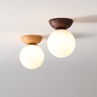 Traditional Japanese Ceiling Light, Artistic Design