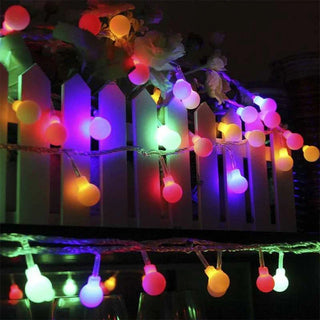 Outdoor Solar String Lights Colourful & Weatherproof