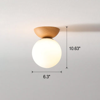 Traditional Japanese Ceiling Light, Artistic Design