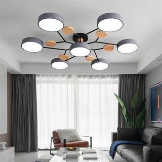 Nordic Branching LED Ceiling Fixture, Modern Design