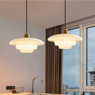 Modern Glass Pendant Light, Minimalist Design