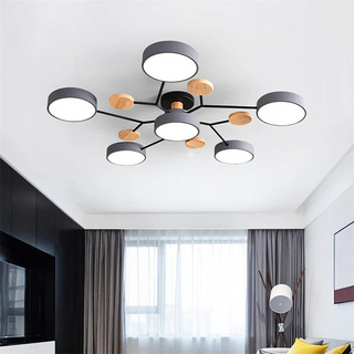 Nordic Branching LED Ceiling Fixture, Modern Design