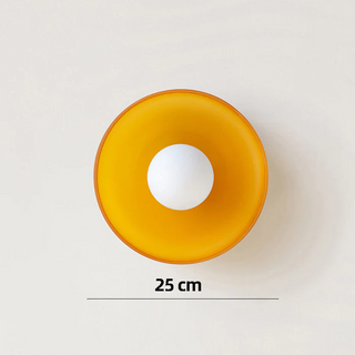 Sleek Round Ceiling Fixture, Modern Design