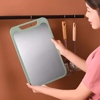 Stylish Double-Sided Chopping Board | Stainless Steel