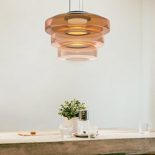 Glass Pendant Lighting, Bauhaus-Inspired