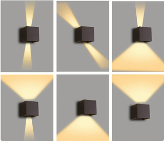 LED Wall Lights Wireless Cube Design
