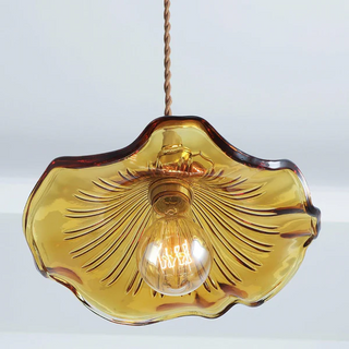 Vibrant Floral Lamp, Hibiscus Design