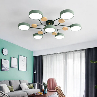 Nordic Branching LED Ceiling Fixture, Modern Design