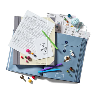 Document Binder With Organiser Envelopes “In Case I Go Missing” Design