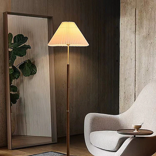 Contemporary Floor Lamp, Rice Paper Design