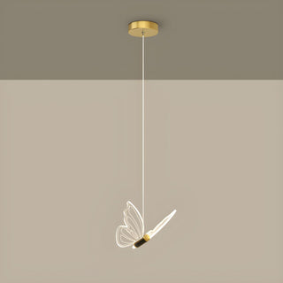 Butterfly-Shaped Hanging Lamp, Decorative Illumination