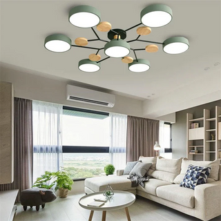 Nordic Branching LED Ceiling Fixture, Modern Design