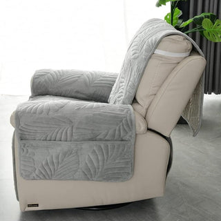 Men’s Leaf Print Recliner Cover | Verdant Design