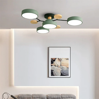 Nordic Branching LED Ceiling Fixture, Modern Design