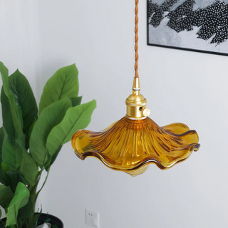 Vibrant Floral Lamp, Hibiscus Design