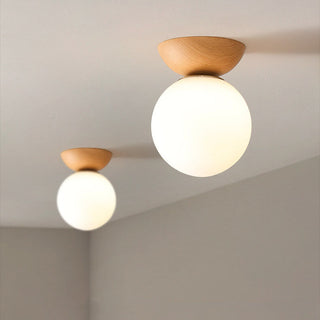 Traditional Japanese Ceiling Light, Artistic Design