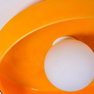 Sleek Round Ceiling Fixture, Modern Design