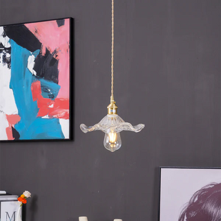 Vibrant Floral Lamp, Hibiscus Design