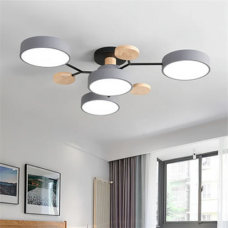 Nordic Branching LED Ceiling Fixture, Modern Design