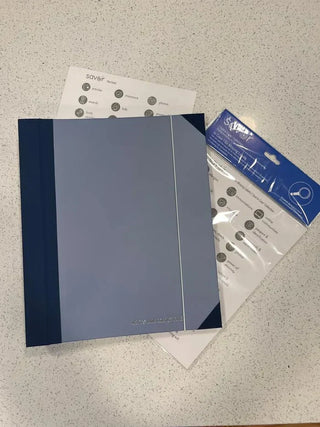 Document Binder With Organiser Envelopes “In Case I Go Missing” Design