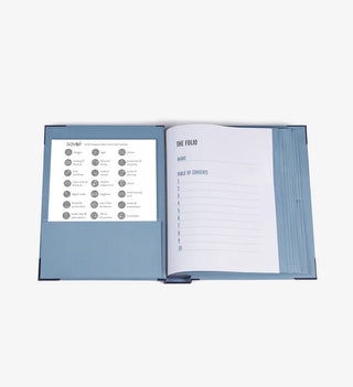 Document Binder With Organiser Envelopes “In Case I Go Missing” Design