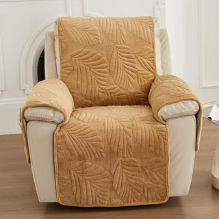 Men’s Leaf Print Recliner Cover | Verdant Design