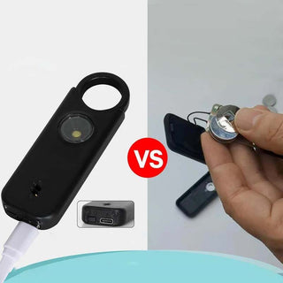 Rechargeable Personal Safety Alarm 135dB Portable Security