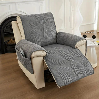 Men’s Leaf Print Recliner Cover | Verdant Design