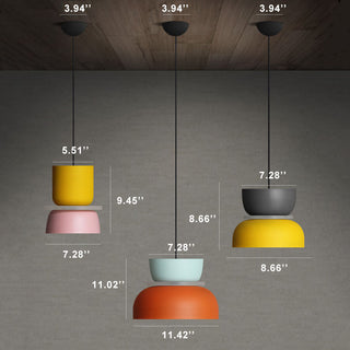 Nordic Colorful Macaron Pendant Light | LED