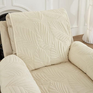 Men’s Leaf Print Recliner Cover | Verdant Design
