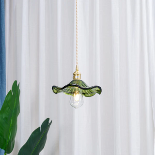 Vibrant Floral Lamp, Hibiscus Design