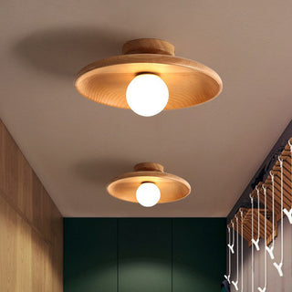 Bowl-Shaped Ceiling Fixture, Flat Design
