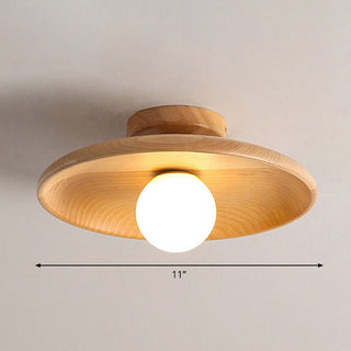 Bowl-Shaped Ceiling Fixture, Flat Design